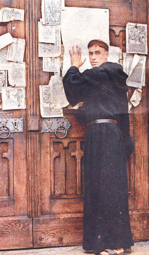 Luther Posts His 95 Theses